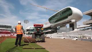 Reinstatement of the outfield at Lord's Cricket Ground