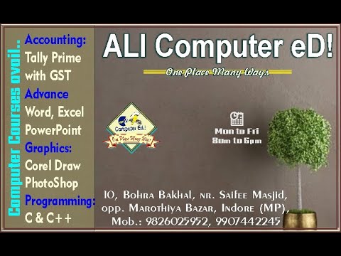 Ali Computer T ALI Computer education, Indore - YouTube