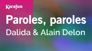 Paroles, paroles - Dalida & Alain Delon | Karaoke Version | KaraFun Resimi
