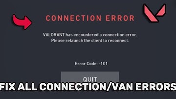 How To Fix Valorant Error VAN 6  Valorant Error Code 6   Valorant Has Encountered a Connection Error