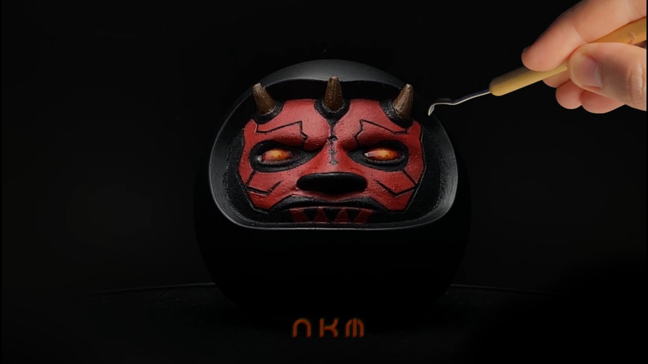 I made Darth Maul Daruma doll