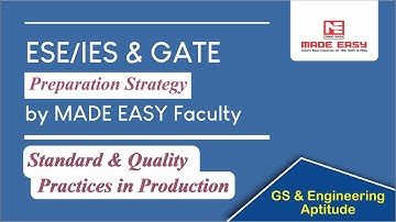 ESE/IES Preparation Strategy for Standard & Quality Practices in Production