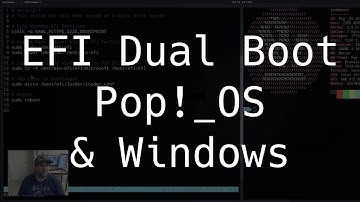 EFI Dual Boot Pop!_OS & Windows