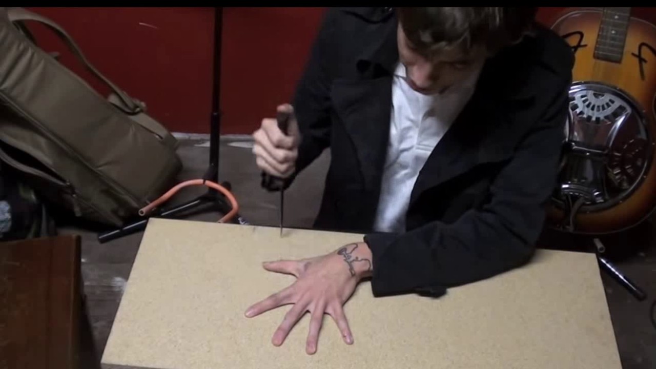 The original 5 finger knife song credit Rusty Cage YouTube