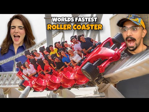 WORLD KI FASTEST ROLLER COASTER Ki Ride Karli - Ferrari World