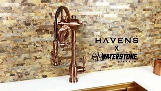 Waterstone Traditional Wheel Faucet | Unboxing with Havens screenshot 3