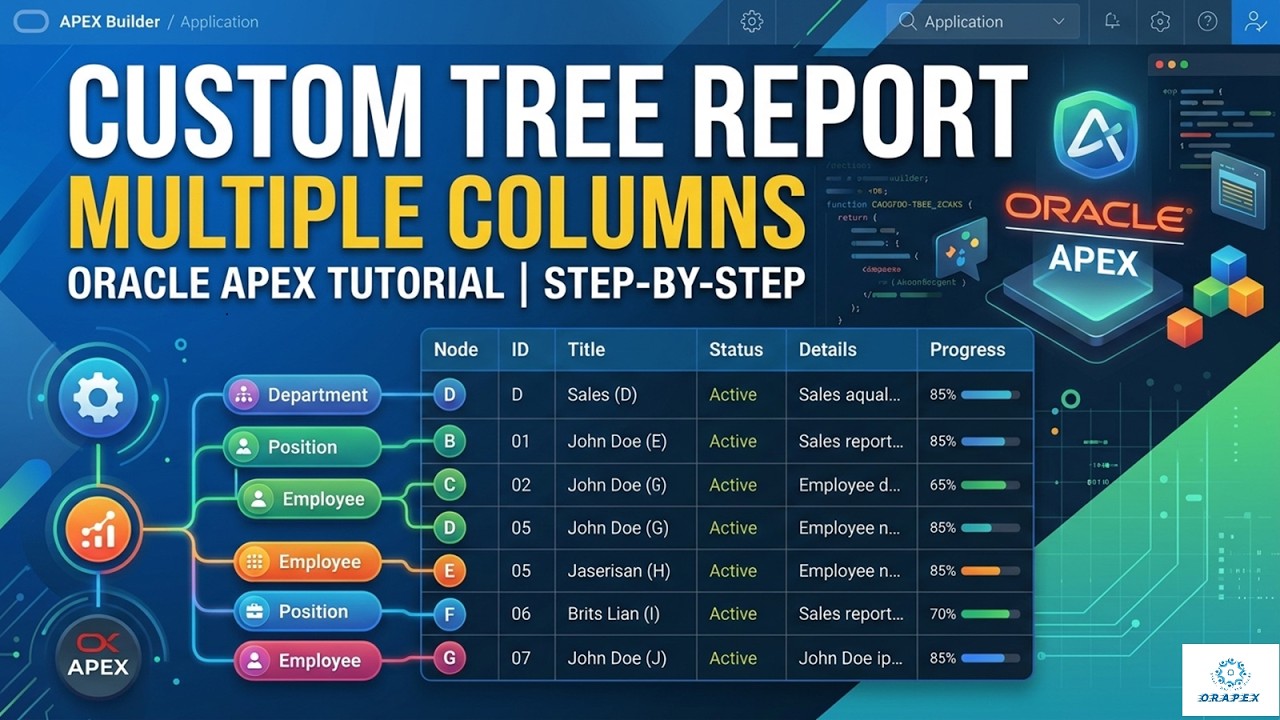 Oracle APEX- Build a Dynamic Hierarchical Tree Report with Multiple ...