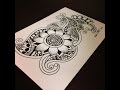 High Speed Botanical Zentangle #1