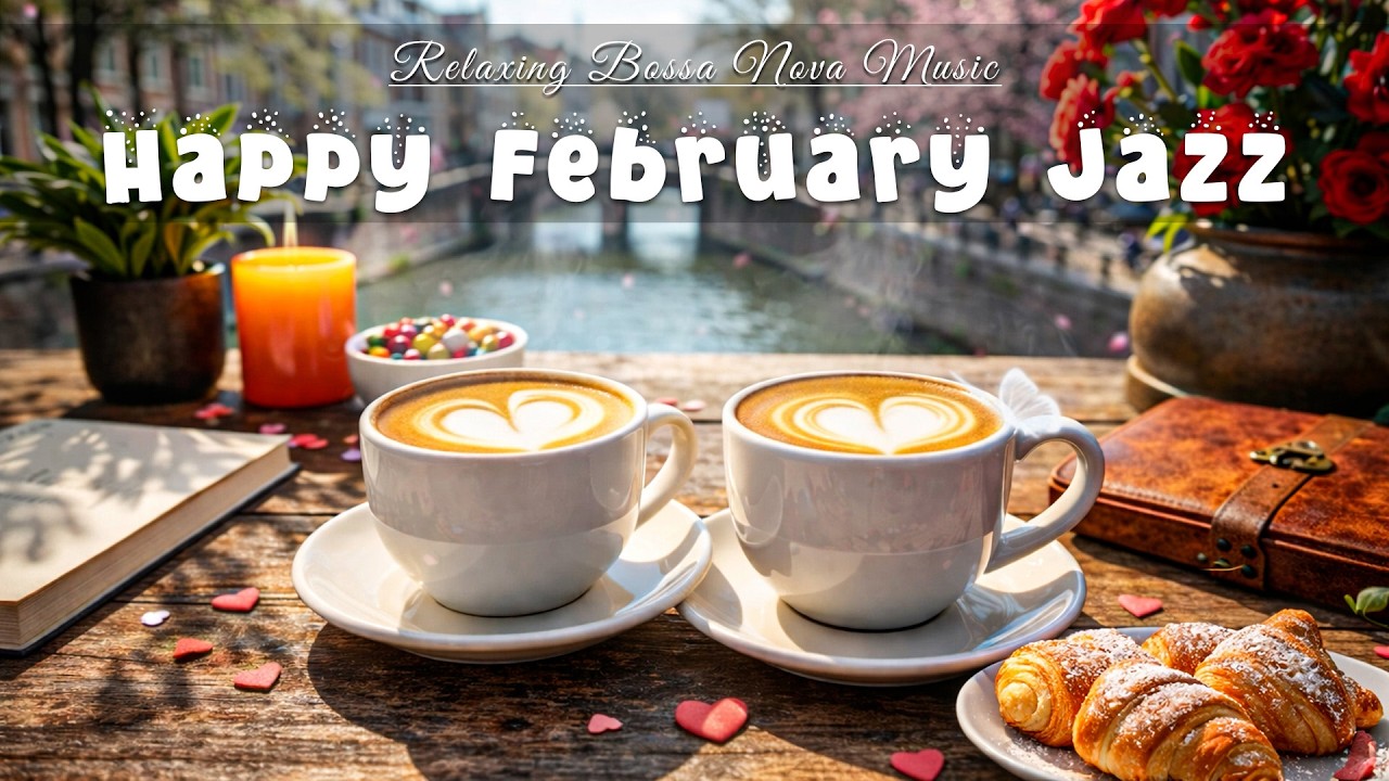 FEBRUARY HAPPY JAZZ ☕Warm Sweet Jazz & Piano Music for Peaceful Mornings