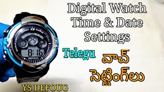 Digital Sport Watch Time Setting in Telugu | డిజిటల్ వాచ్ టైమ్ సెట్టింగ్ screenshot 4
