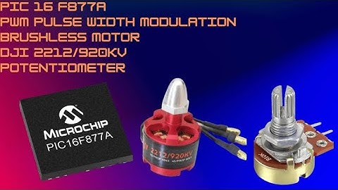 pic 16 F877A PWM (pulse width modulation ) with brushless motor and potentiometer part2