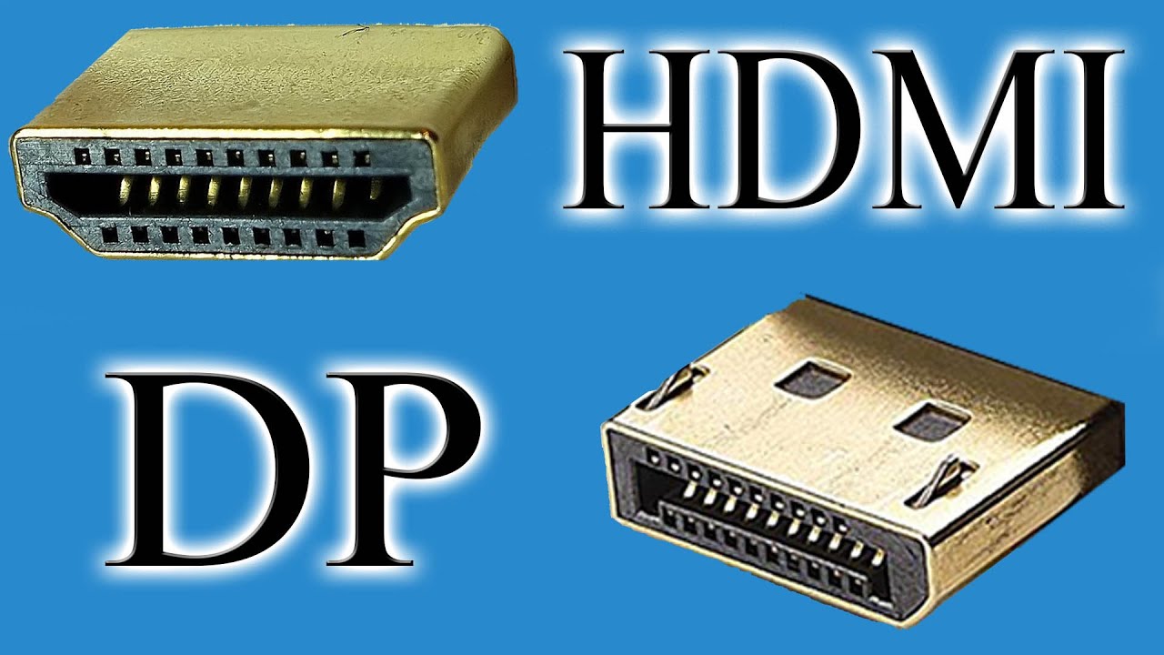 Deshabilitar En el piso Resplandor HDMI vs Display Port Explained - YouTube