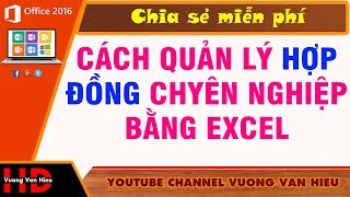 File excel mẫu theo dõi và quản lý hợp đồng bằng excel & hướng dẫn