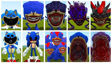 EVOLUTION OF ALL NEW SONIC SMILING CRITTERS POPPY PLAYTIME CHAPTER 4 In Garry