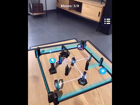 CyberLaser gameplay - Augmented Reality game / ar game