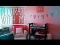 DECORATE WITH ME! - Emery&#39;s Room Tour!