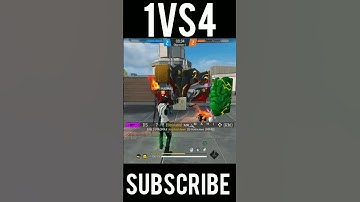 CS RANK 1VS4 IN MASTER LOBBY #1vs4 #freefire