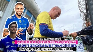 Download Lagu PERSIB BERLATIH PERSIAPAN VS BIAK || BARBA MASIH BERLATIH KE GBLA || PERSIB SIAP UMUMKAN PEMAIN BARU MP3