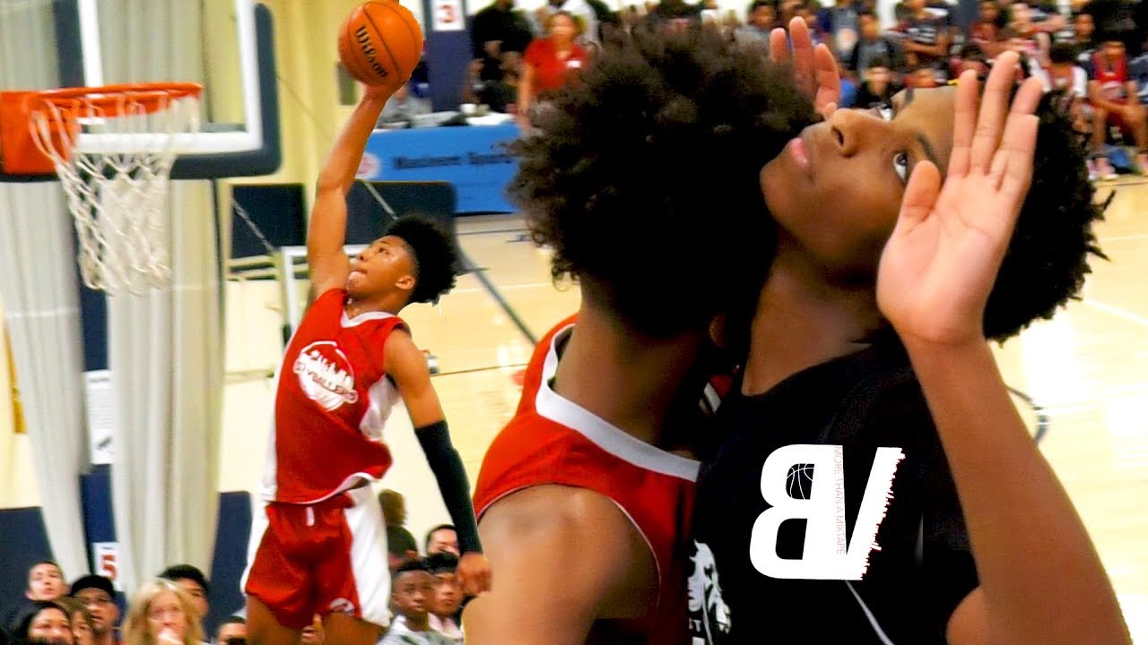 Mikey Williams Dunks TWICE + Hits 3 From VOLLEYBALL LINE! Catching LOBS ...