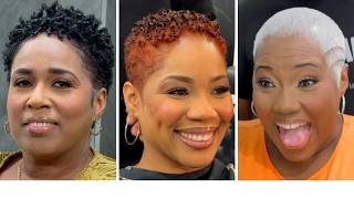 15 Youthful & Sophisticated Curly Short Natural Haircuts for Older African American Women Over 50