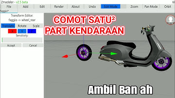 TUTORIAL CARA AMBIL PART KENDARAAN GTA SA ZMODELER #gtasanandreas #gtasaandroid