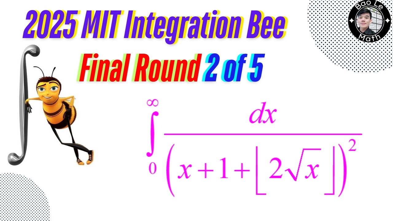 Разбор финального раунда конкурса MIT Integration Bee 2025 – Задача 2 из 5