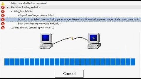 Fix Dowload has failed due to missing Panel image HMI Siemens [ update Firmware hmi Siemens]