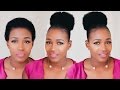 How To Make An Afro Puff Natural Hair
