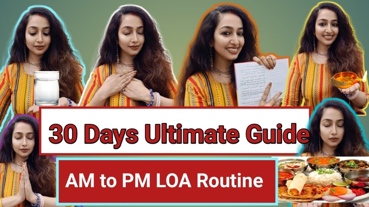30 Days Ultimate Guide.Morning to Night time routine