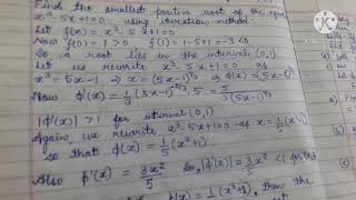 Iteration  method example | Numerical  methods | Ch-1 | Part-8