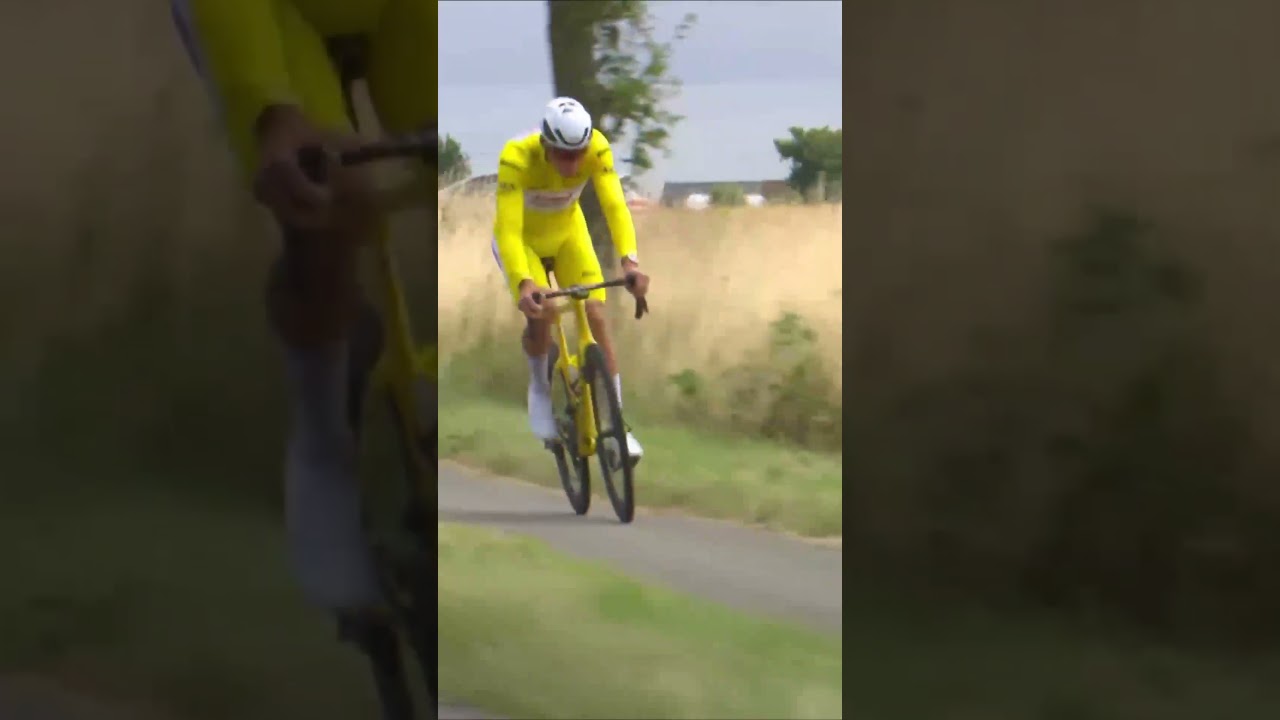 Mathieu van der Poel is too cool with itβ¦ in yellow too ππ