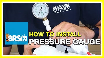 How to install a pressure gauge on your RODI unit | BRStv How-To