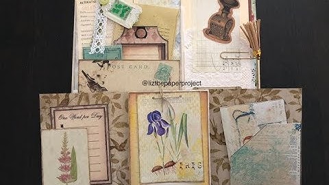 Altered file folder Junk Journal Kit - Stationery Set - DT ARTYmaze SOLD