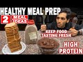 2 Healthy MEAL PREP Ideas | Hacks for Fresh Tasting Food Everyday | Easy, Anabolic, & High Protein