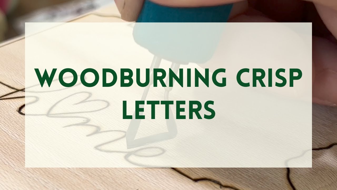 Woodburning Crisp Cursive Font (4-min Demo)