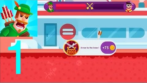 Bowmasters - Gameplay Walkthrough Part 1 - New Year Game (iOS, Android)