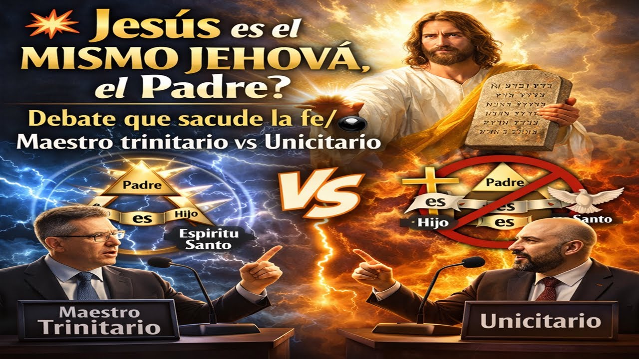 💥 ¿Jesús es el MISMO JEHOVÁ, el Padre? | Debate que sacude la fe/Maestro trinitario vs Unicitario 💣
