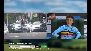 LIVE - Men Junior Individual Time Trial | 2025 UCI Road World Championships  michiel mouris WINNER
