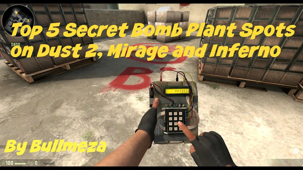 CS : GO | Secret Bomb Plants Dust 2, Mirage and Inferno - YouTube