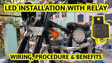 Royal Enfield 84 Watts Led Fog Lights with Relay | Benefits, Wiring and Procedure | LiveLoveRide |