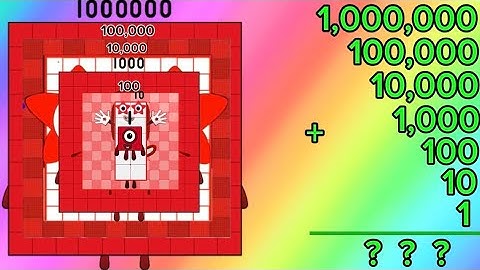 NUMBERBLOCKS ADDITION FROM BIGGEST TO SMALLEST NUMBER | LEARN TO COUNT | hello george