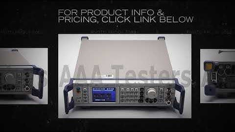 Rohde & Schwarz SMB100M 9 kHz to 2.2 GHz Signal Generator An