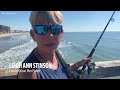 Cherry Grove Pier Regulars Continue Fishing Despite Hurricane Ian's Damage