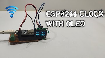 Esp8266 Nodemcu Clock Using OLED Display ll without RTC Module