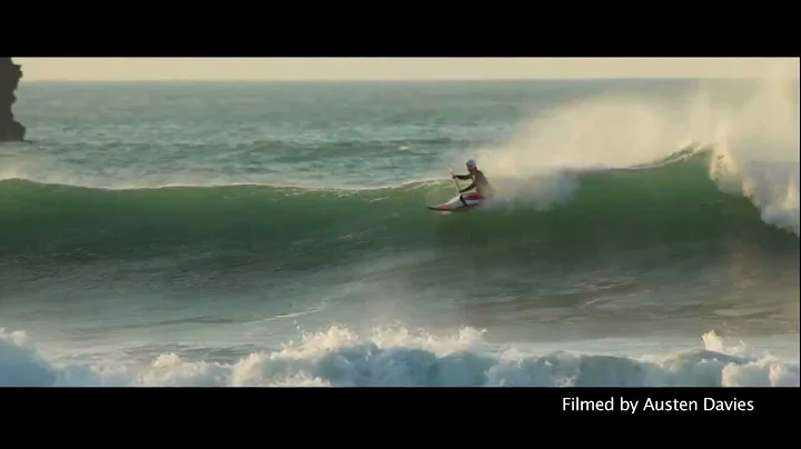 Cornish surf kayaking with chris hobson
