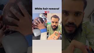 white hair removal from roots skincare