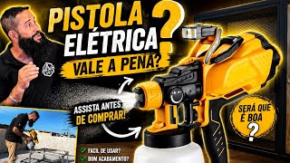 Pistola elétrica - testei será que gostei ? #pintor#serralheiro 