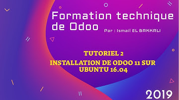 Installation de Odoo 11 sur un serveur Linux (Ubuntu 16.04)