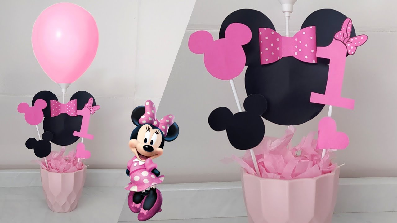 Centro de mesa da minnie✨