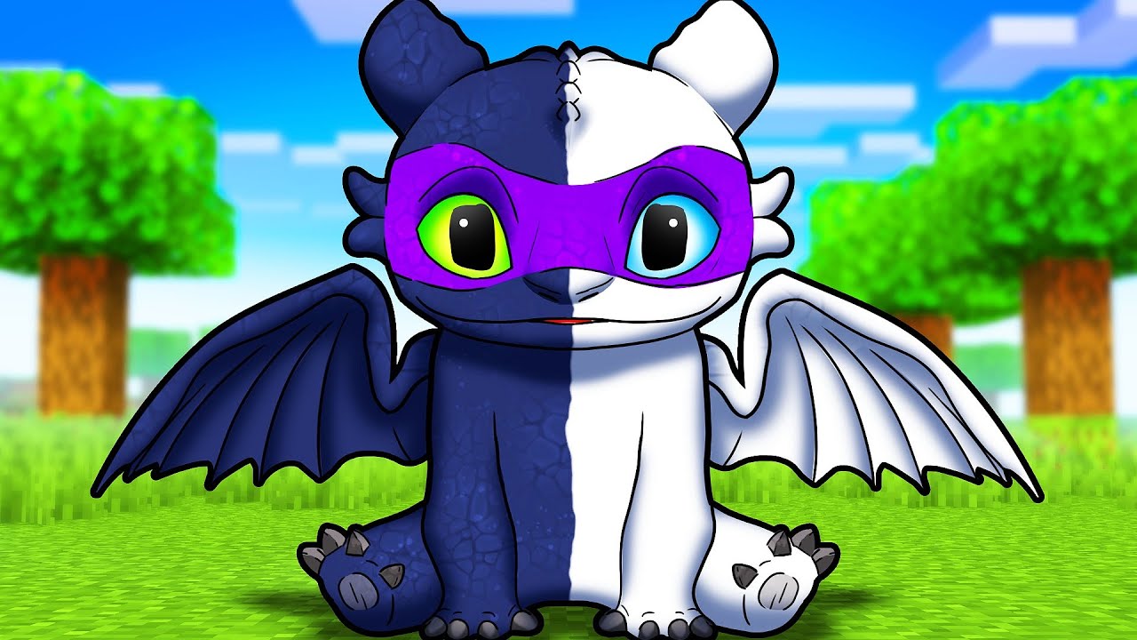 NASCI Metade FÚRIA DA NOITE e Metade FÚRIA DA LUZ no Minecraft!